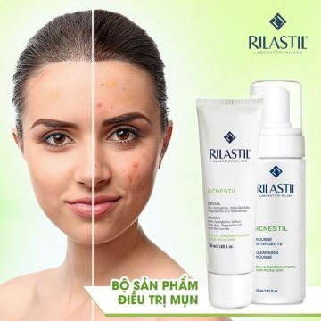 CHĂM SÓC DA DẦU, MỤN CÙNG BỘ ĐÔI ACNESTIL