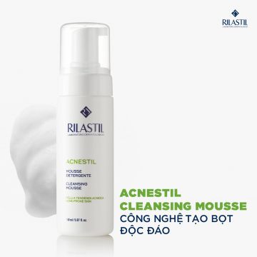 RILASTIL ACNESTIL CLEANSING MOUSSE - CÔNG NGHỆ TẠO BỌT ĐỘC ĐÁO