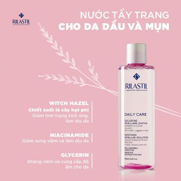 TẠI SAO DA DẦU VÀ MỤN NÊN BỎ TÚI NGAY NƯỚC TẨY TRANG DAILY CARE SOOTHING MICELLAR SOLUTION?