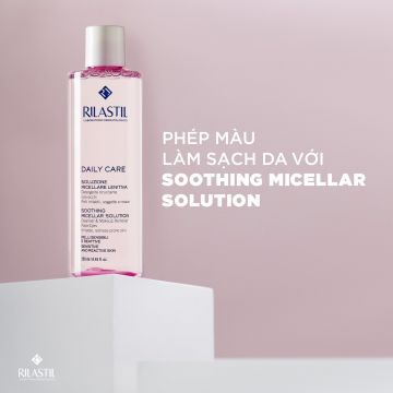 PHÉP MÀU LÀM SẠCH DA VỚI NƯỚC TẨY TRANG SOOTHING MICELLAR SOLUTION