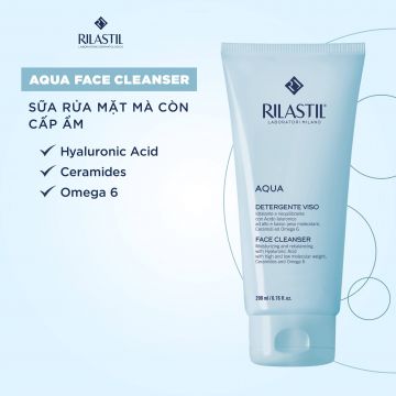 RILASTIL SẠCH KHỎE CẢ NGÀY - DA ĐẸP CĂNG BÓNG CÙNG AQUA FACE CLEANSER