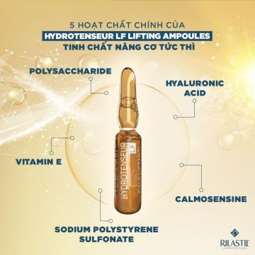 Hãy cùng Rilastil khám phá 5 hoạt chất đặc biệt có trong Hydrotenseur LF Lifting Ampoules