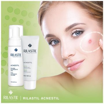 Công dụng kem dưỡng cho da mụn Rilastil Acnestil Cream