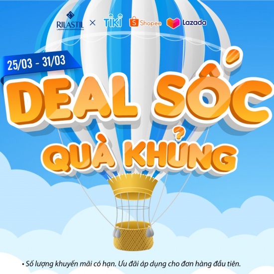 LƯƠNG VỀ SALE TO 25.3- ƯU ĐÃI THÁNG 3 - CHĂM DA KHỎE ĐẸP CÙNG RILASTIL