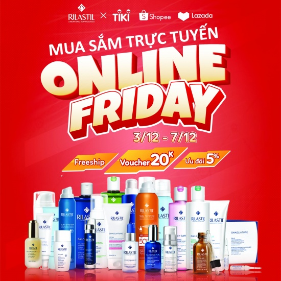 ONLINE FRIDAY - BÙNG NỔ ƯU ĐÃI TỪ NGÀY 3/12 - 7/12/2021