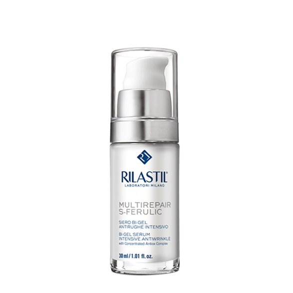 Serum chống lão hóa sớm Rilastil Multirepair S-Ferulic Bi-Gel Serum Intensive Antiwrinkle 